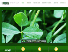 Tablet Screenshot of lorentzalfalfafarms.com